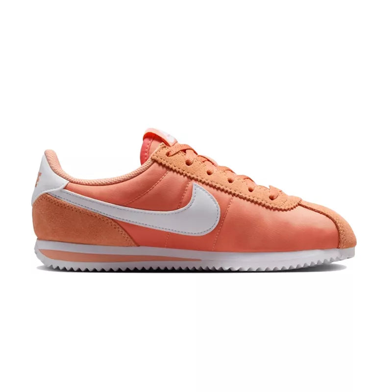 Baskets Nike Cortez Textile Gs - Peche/Blanc