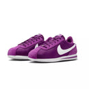 Baskets Nike Cortez Textile Gs - Violet/Blanc