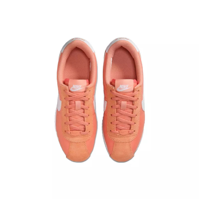Baskets Nike Cortez Textile Gs - Peche/Blanc