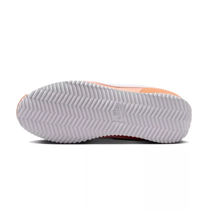 Baskets Nike Cortez Textile Gs - Peche/Blanc