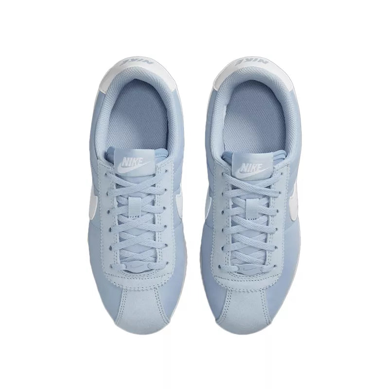 Baskets Nike Cortez Textile Gs - Bleu Ciel, Blanc.