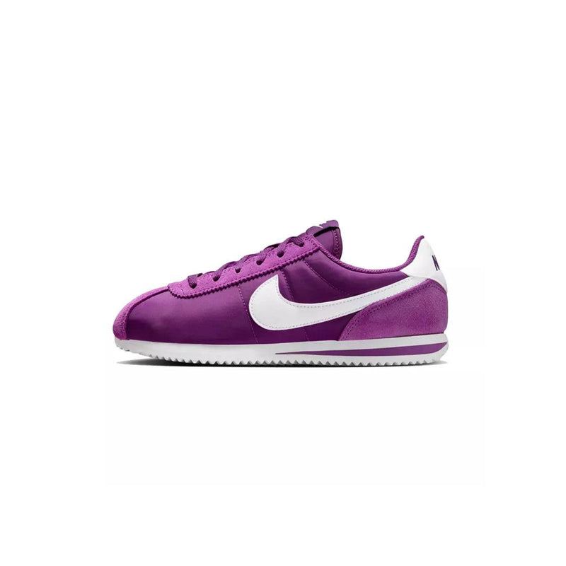 Baskets Nike Cortez Textile Gs - Violet/Blanc