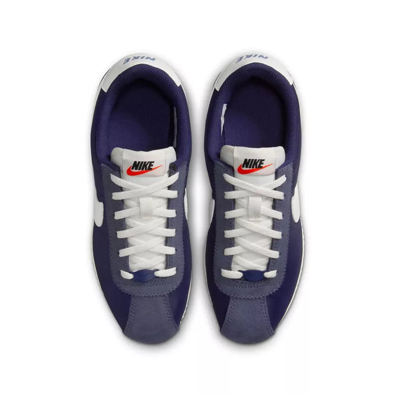 Baskets Nike Cortez Textile Gs - Marine Blanc