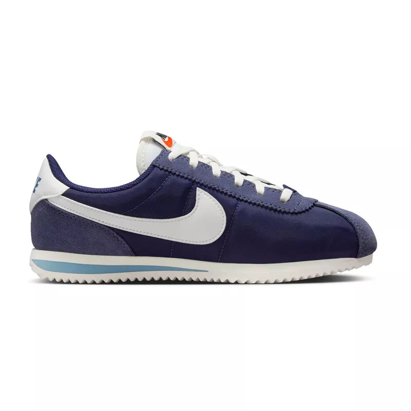 Baskets Nike Cortez Textile Gs - Marine Blanc