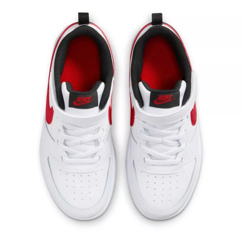 Zapatillas Court Borough Low 2 Ps - Blanco Y Rojo
