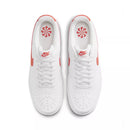 Baskets Court Vision Lo - Blanc Et Rouge
