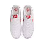 Zapatillas Court Vision Lo - Blanco y rojo