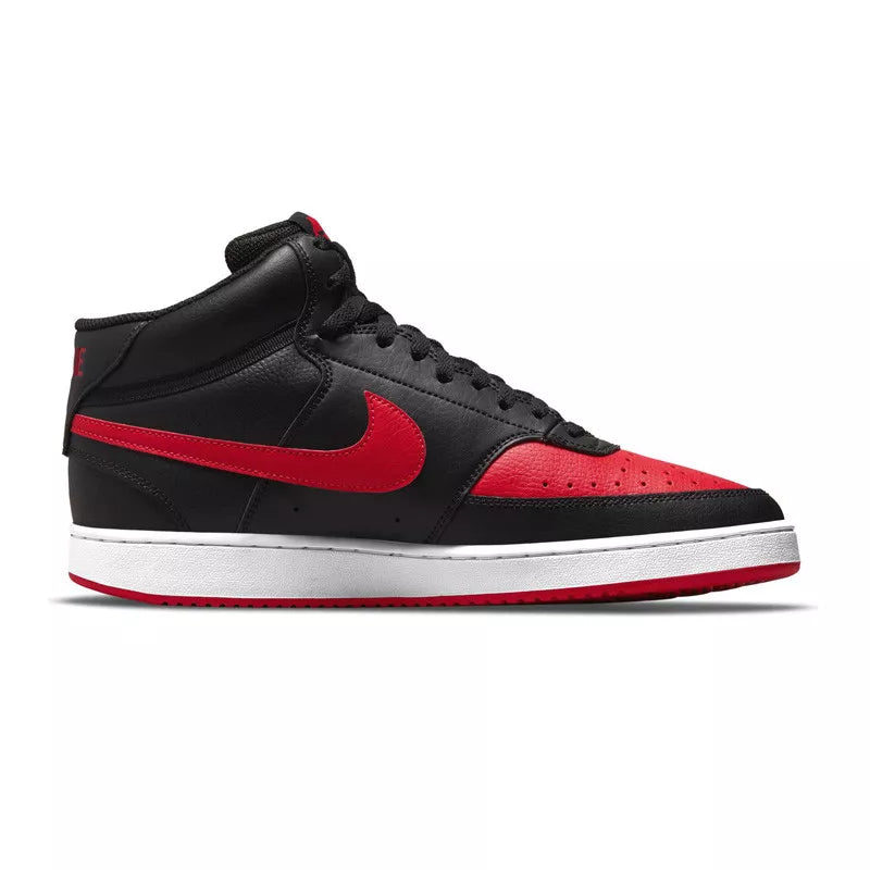 Baskets Court Vision Mid - Noir Et Rouge