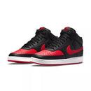 Baskets Court Vision Mid - Noir Et Rouge