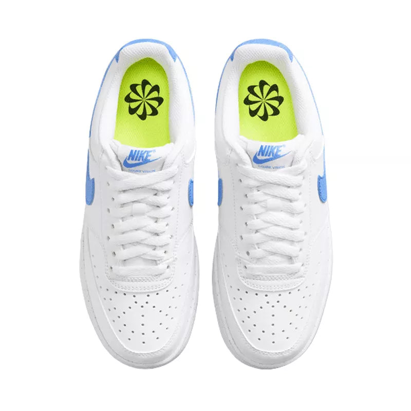 Baskets Court Vision - Blanc Et Bleu