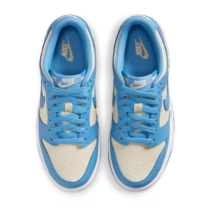 Zapatillas Nike Dunk Lo Gs - Azul, Blanco, Beige.