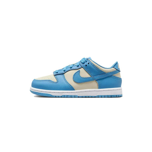 Nike Dunk Low Sneakers - Blue and Beige