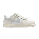 Baskets Nike Dunk Low - Blanc, Argent
