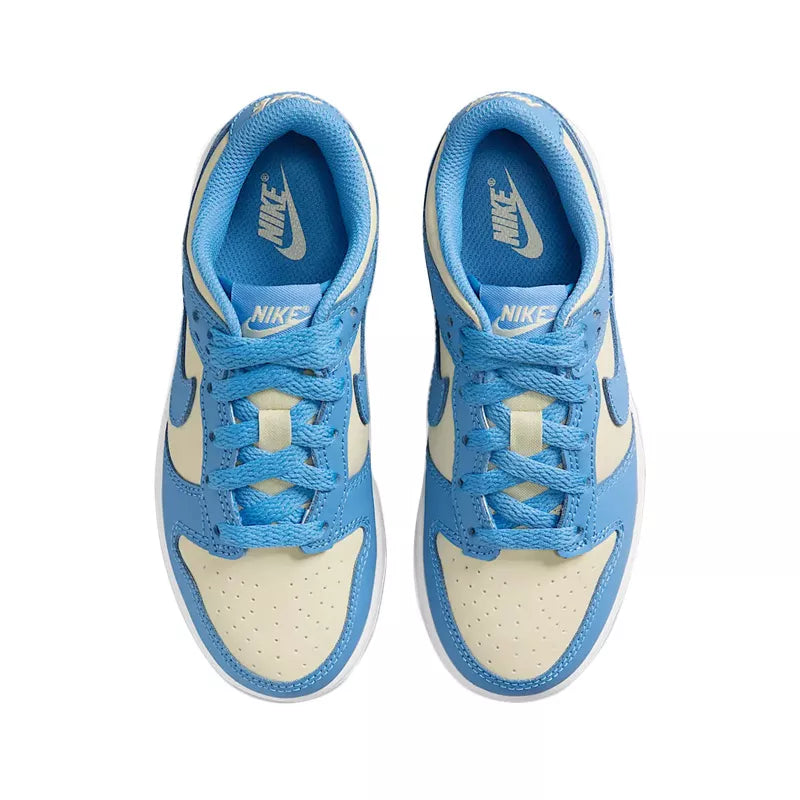 Nike Dunk Low Sneakers - Blue and Beige
