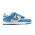 Nike Dunk Low Sneakers - Blue and Beige
