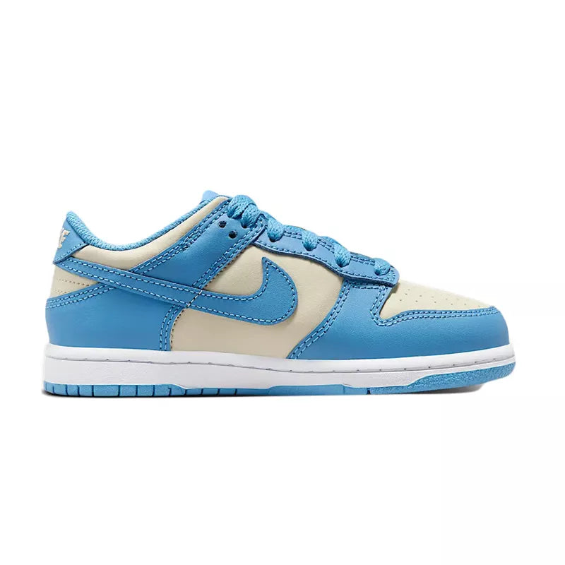 Nike Dunk Low Sneakers - Blue and Beige