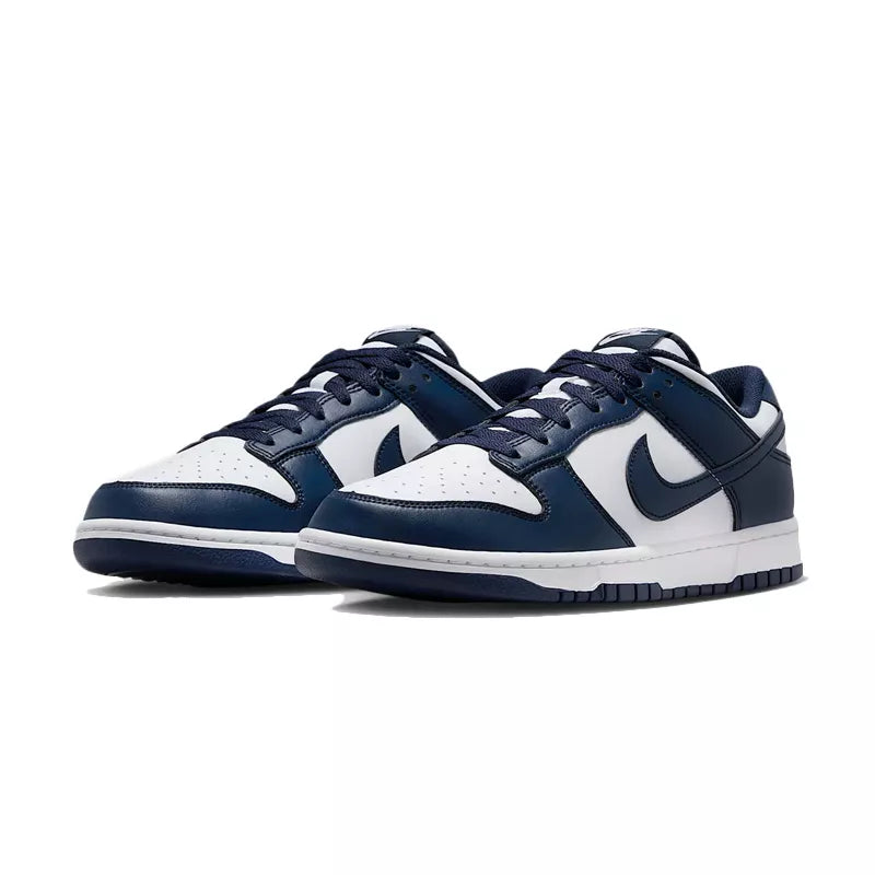 Zapatillas Nike Dunk Low Retro - Azul Marino Blanco