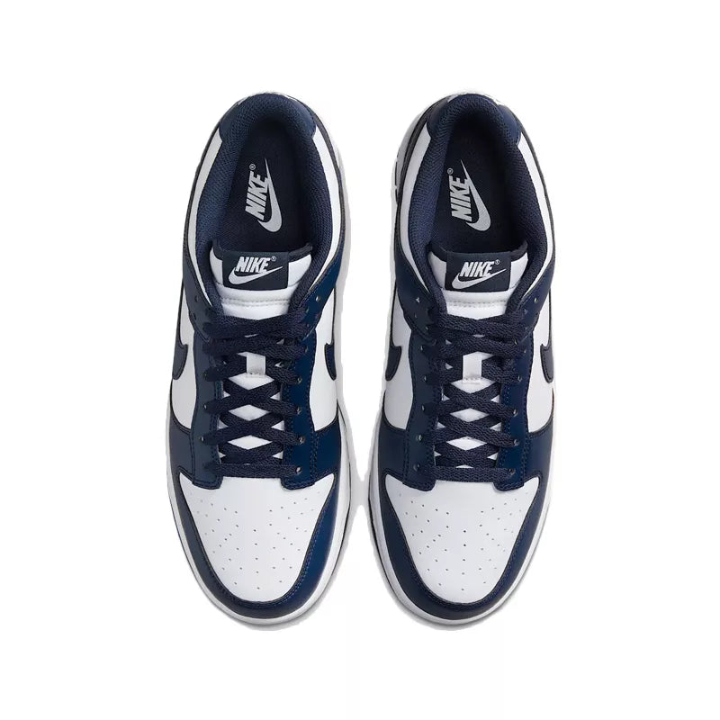 Zapatillas Nike Dunk Low Retro - Azul Marino Blanco
