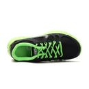Basket Nike Free 5.0 Leather Gs - Noir Et Vert