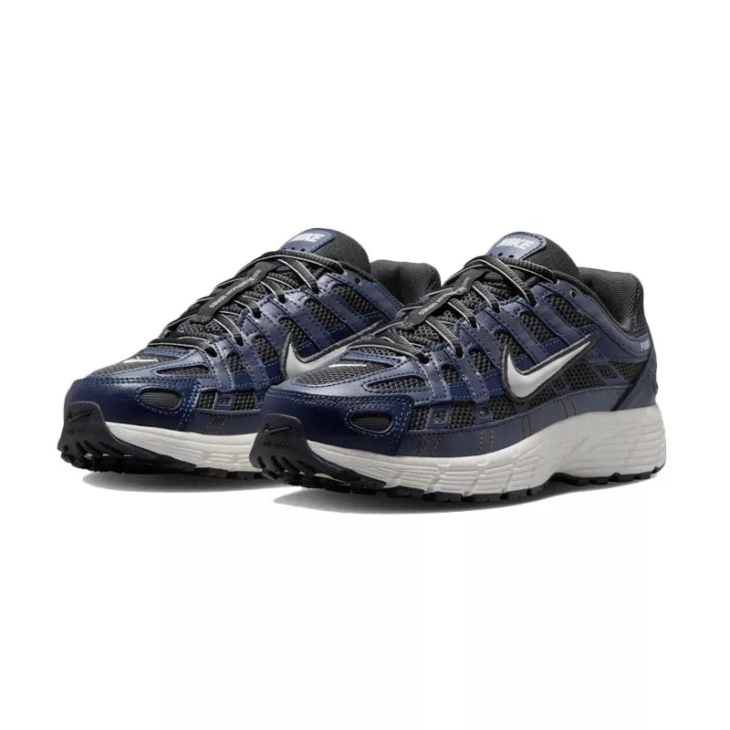 Baskets Nike P-6000 Gs - Bleu Marine, Gris, Blanc.
