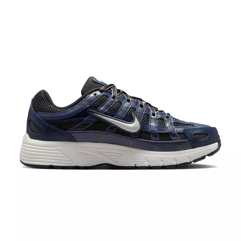 Baskets Nike P-6000 Gs - Bleu Marine, Gris, Blanc.