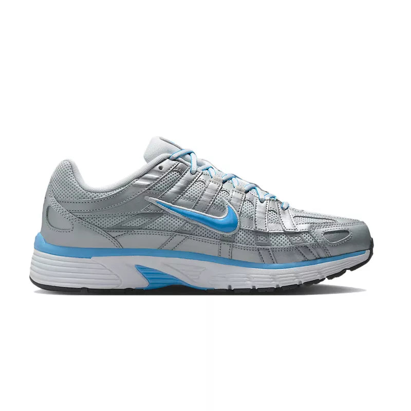 Baskets Nike P-6000 - Argent, Bleu, Blanc