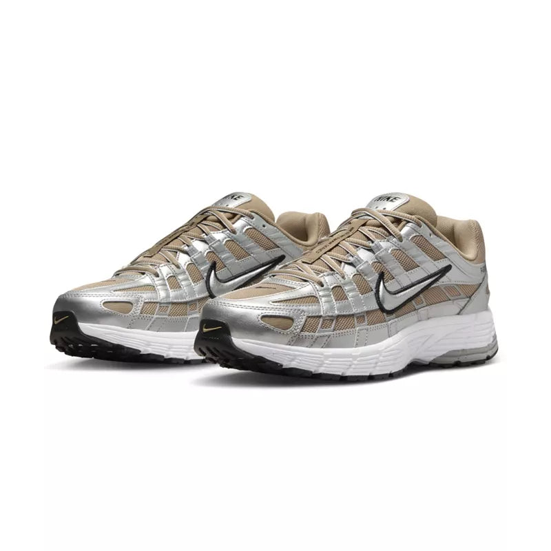 Baskets Nike P-6000 - Kaki, Argent