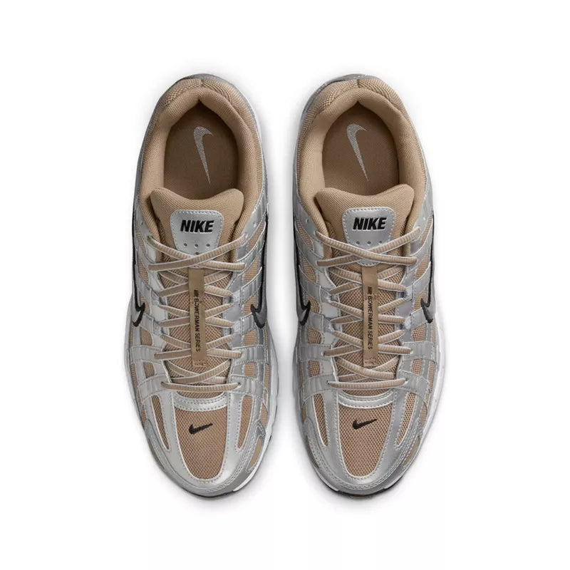 Baskets Nike P-6000 - Kaki, Argent