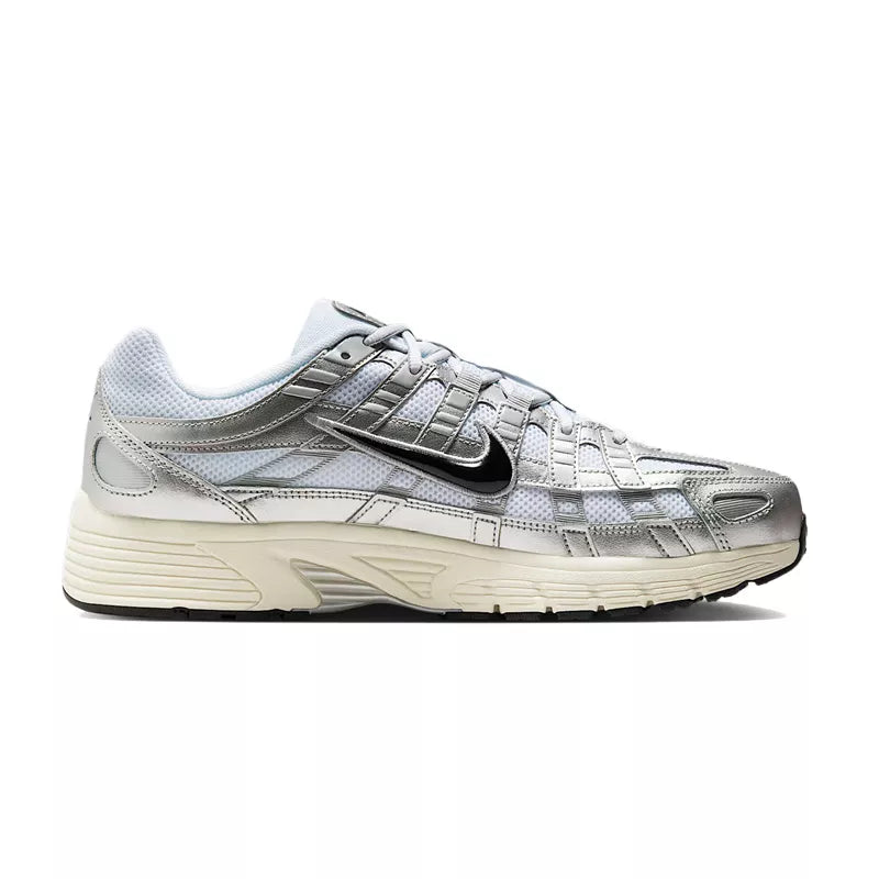 Baskets Nike P-6000 - Blanc, Argent, Noir