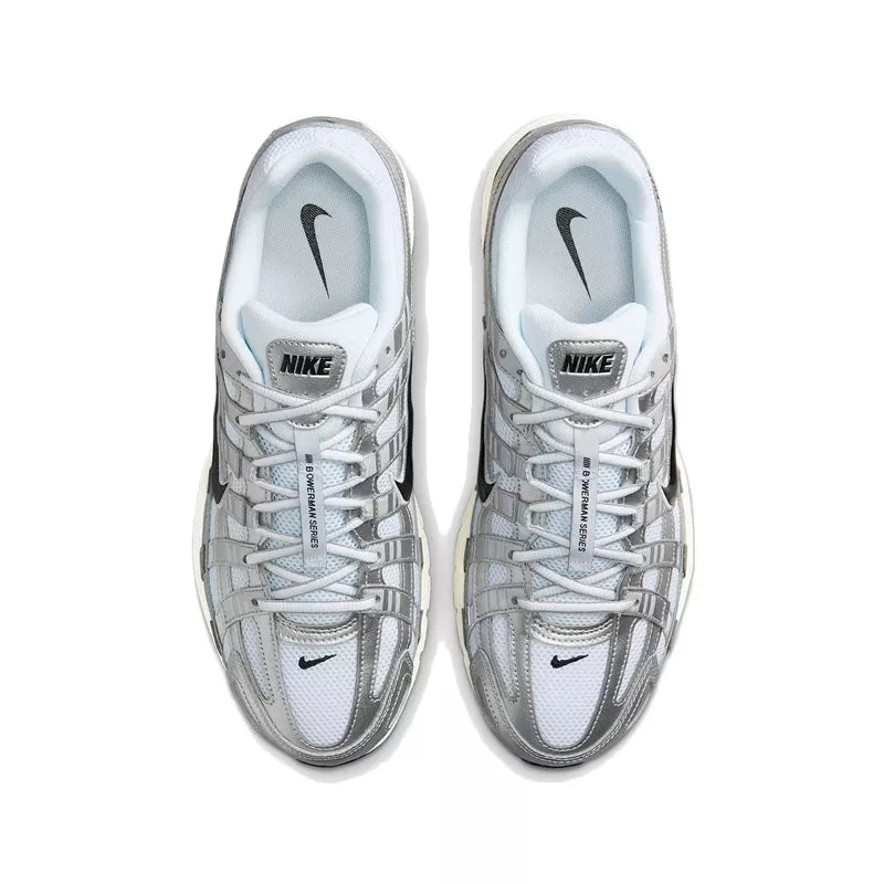 Baskets Nike P-6000 - Blanc, Argent, Noir