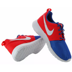 Baskets Nike Roshe One - Bleu, Rouge, Blanc.