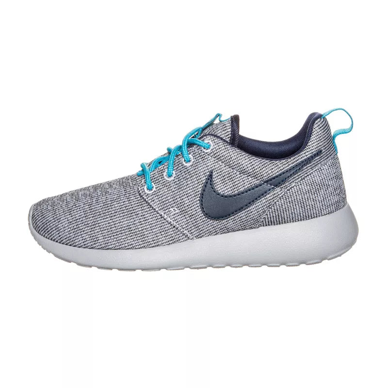 Basket Nike Roshe Run Gs - Blanc/Marine/Gris