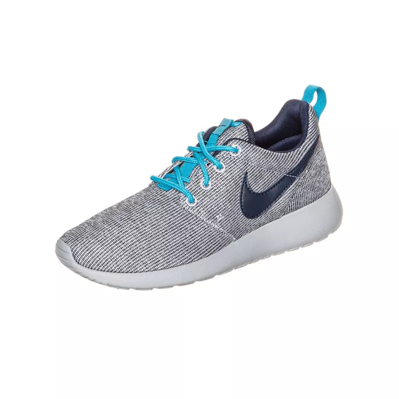 Basket Nike Roshe Run Gs - Blanc/Marine/Gris