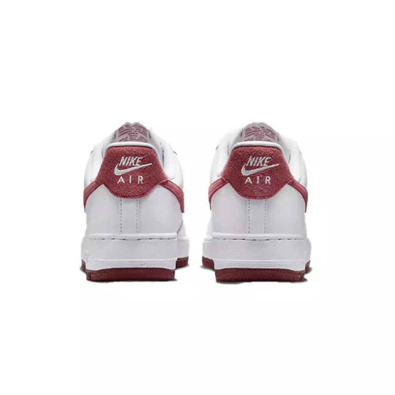 Baskets W Air Force 1 07 - Blanc Et Bordeaux