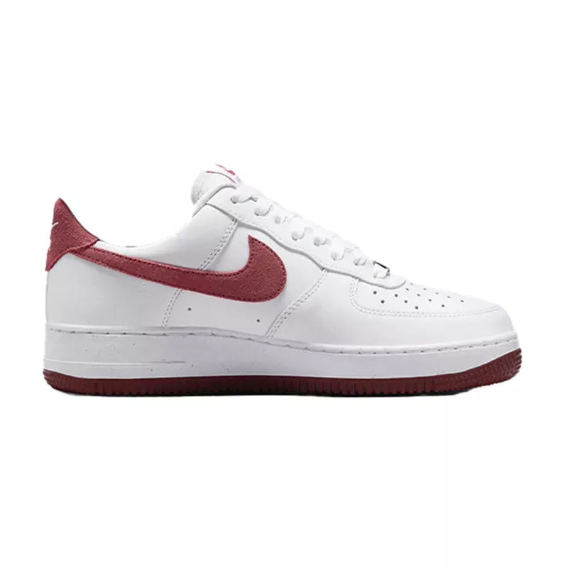 Baskets W Air Force 1 07 - Blanc Et Bordeaux