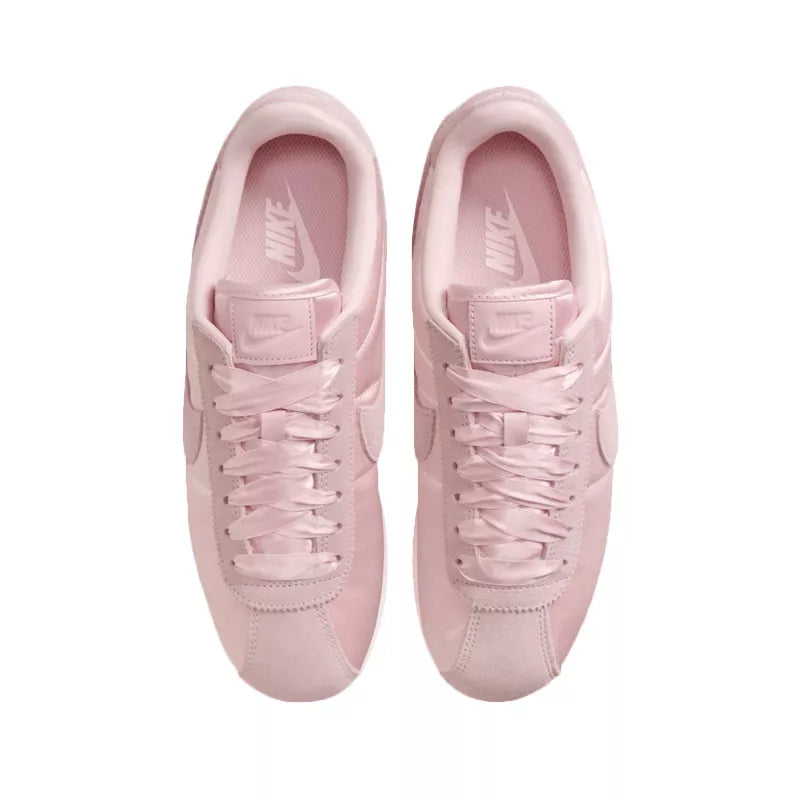 Baskets Nike W Cortez Textile - Rose/Blanc