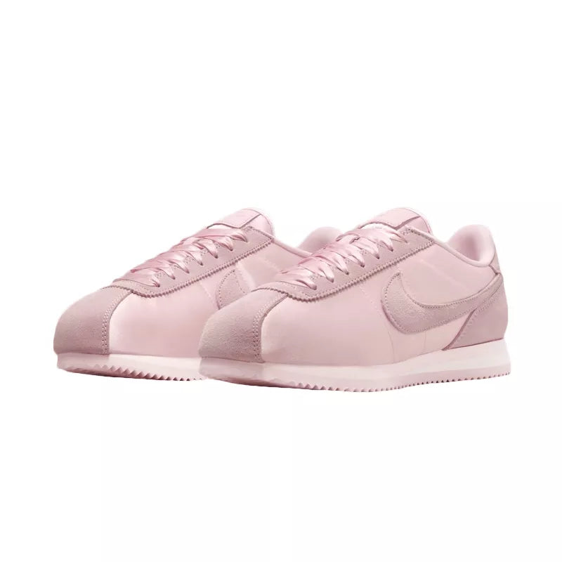 Baskets Nike W Cortez Textile - Rose/Blanc