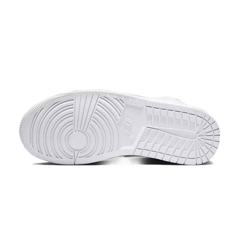 Baskets W Jordan 1 Mid - Blanc