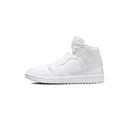 Baskets W Jordan 1 Mid - Blanc