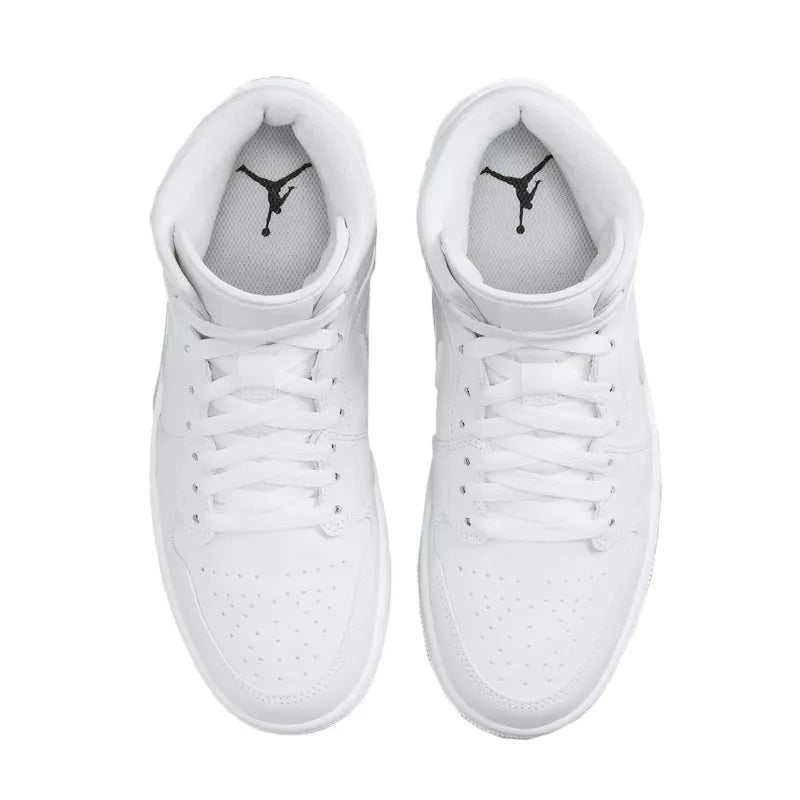 Baskets W Jordan 1 Mid - Blanc