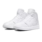 Baskets W Jordan 1 Mid - Blanc