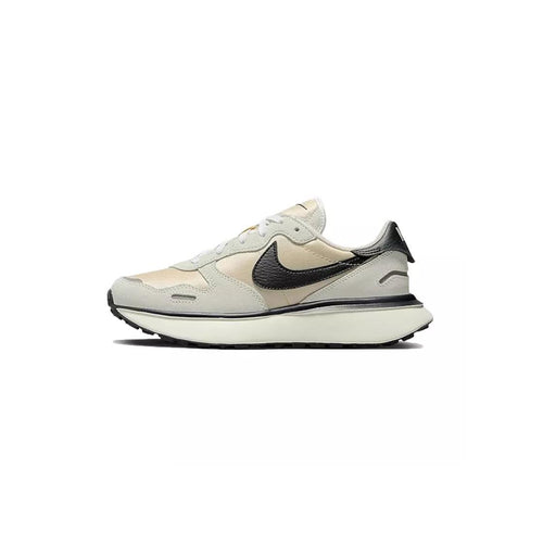 Nike W Phoenix Waffle Zapatillas - Blanco Roto, Negro