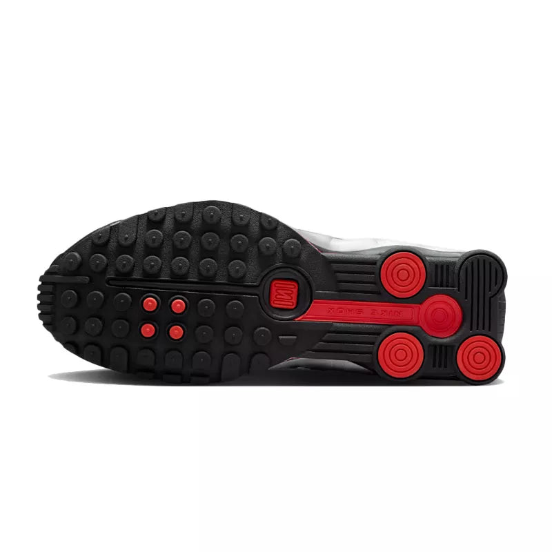 Baskets Nike W Shox R4 - Noir, Argent, Rouge