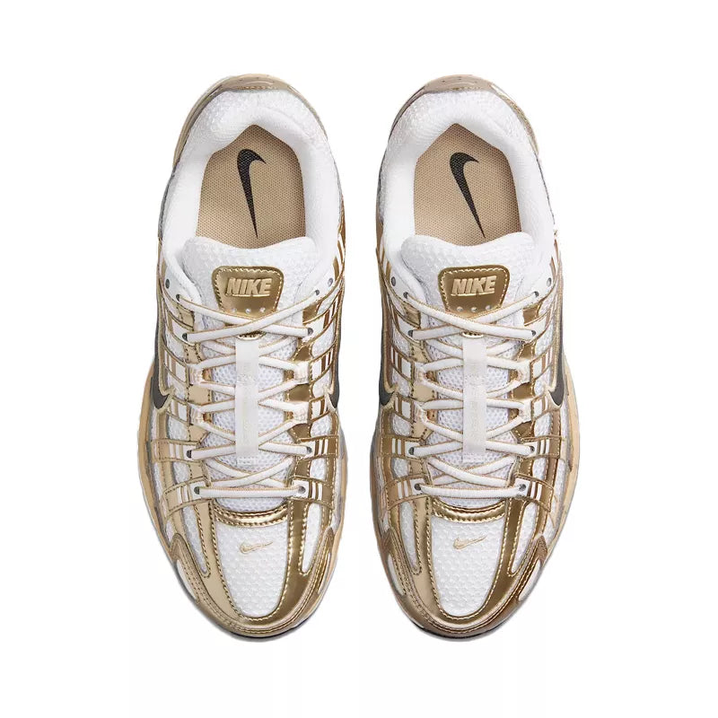 Baskets Nike Wms P-6000 - Blanc Et Doree