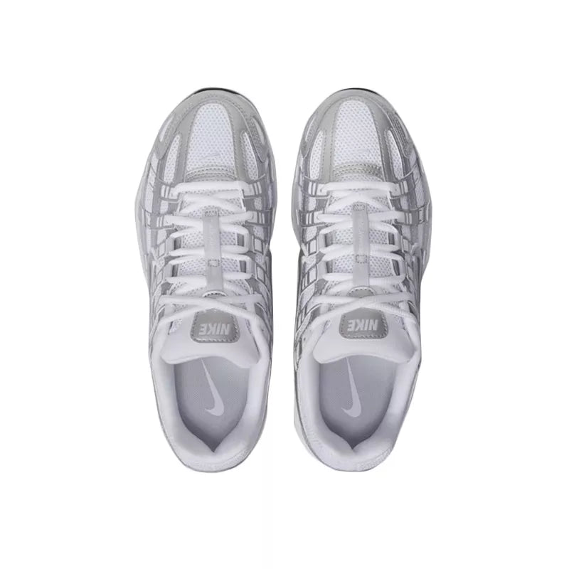 Baskets Nike Wms P-6000 - Blanc/Argent/Gris