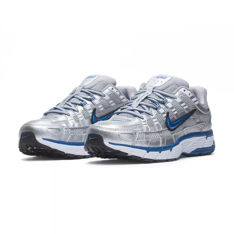 Baskets Nike Wms P-6000 - Gris Et Bleu