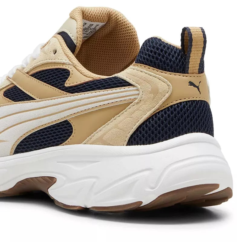 Baskets Puma Morphic Suede - Beige, Blanc, Noir.