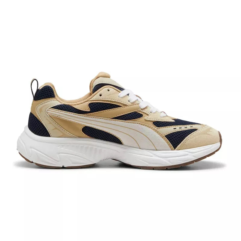Baskets Puma Morphic Suede - Beige, Blanc, Noir.