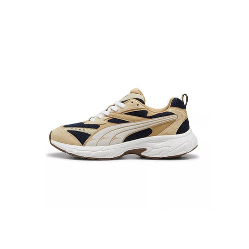 Baskets Puma Morphic Suede - Beige, Blanc, Noir.
