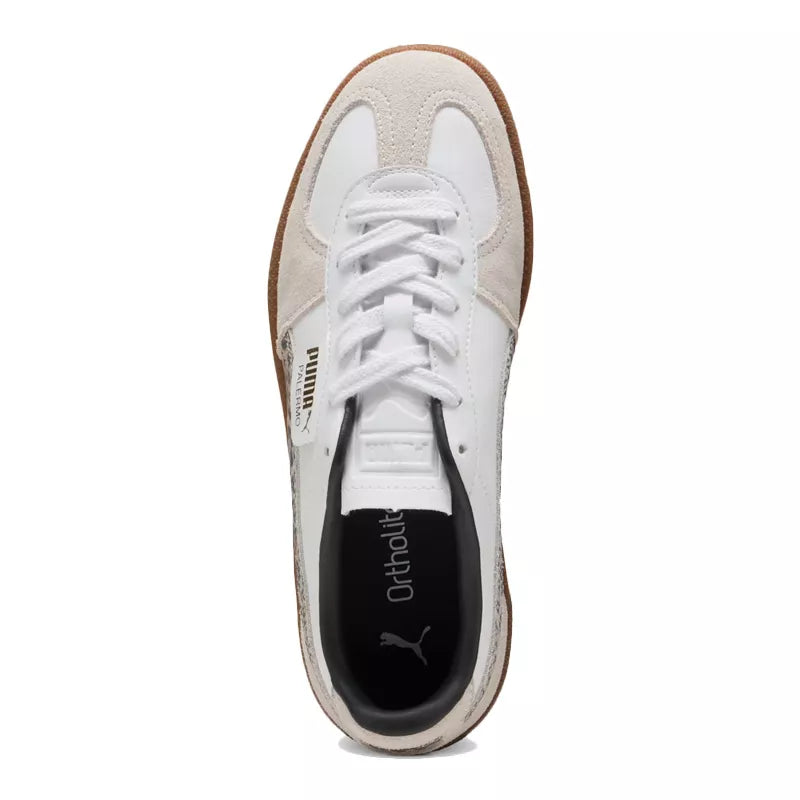 Baskets Puma Palermo Leo - Blanc Et Beige
